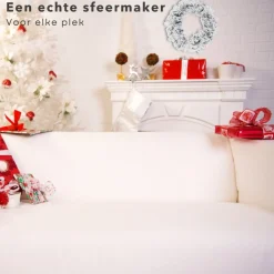 Cheqo ® Kerstkrans Met Sneeuw - Krans - Kerstdecoratie - Kerstmis - Groen En Wit - O50 Cm Best Sale