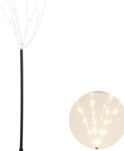 Cheqo Verlichte Kerstfiguren^® Kerst Tuinlantaarn - Tuinlamp Met Grondspies - Tuinverlichting Kerst - Kerstverlichting - Tuinsteker Lamp - 5 Stuks - Met Timer - Op Batterijen