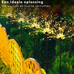 Cheqo Verlichte Kerstfiguren^® Kerst Tuinlantaarn - Tuinlamp Met Grondspies - Tuinverlichting Kerst - Kerstverlichting - Tuinsteker Lamp - 5 Stuks - Met Timer - Op Batterijen