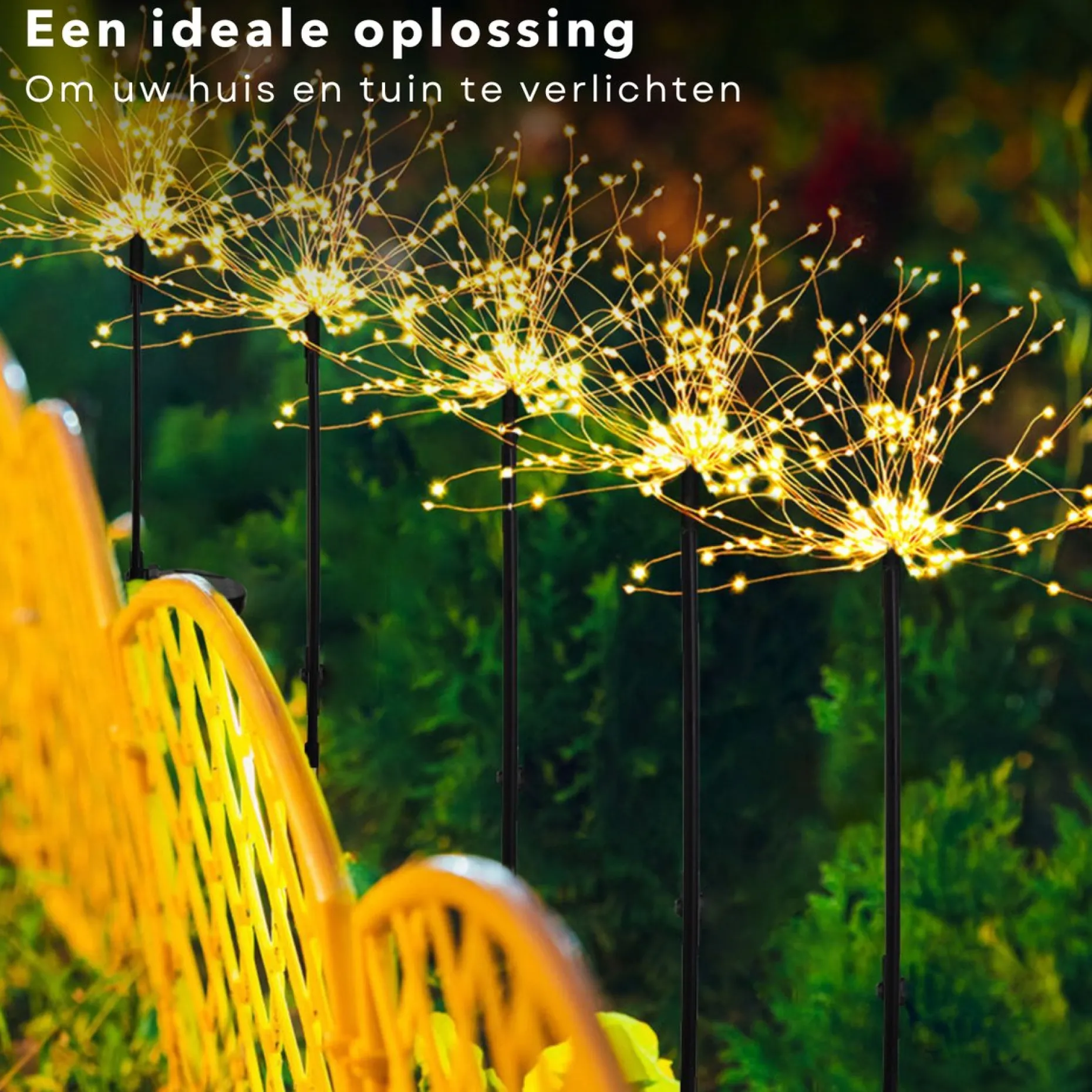 Cheqo Verlichte Kerstfiguren^® Kerst Tuinlantaarn - Tuinlamp Met Grondspies - Tuinverlichting Kerst - Kerstverlichting - Tuinsteker Lamp - 5 Stuks - Met Timer - Op Batterijen