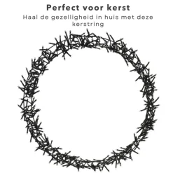 Cheqo ® Lichtgevende Kerstkrans - Kerstring - Kerstverlichting - Kerstdecoratie - 500 Led - O58Cm - 8 Lichtfuncties - Voor Binnen En Buiten Cheap