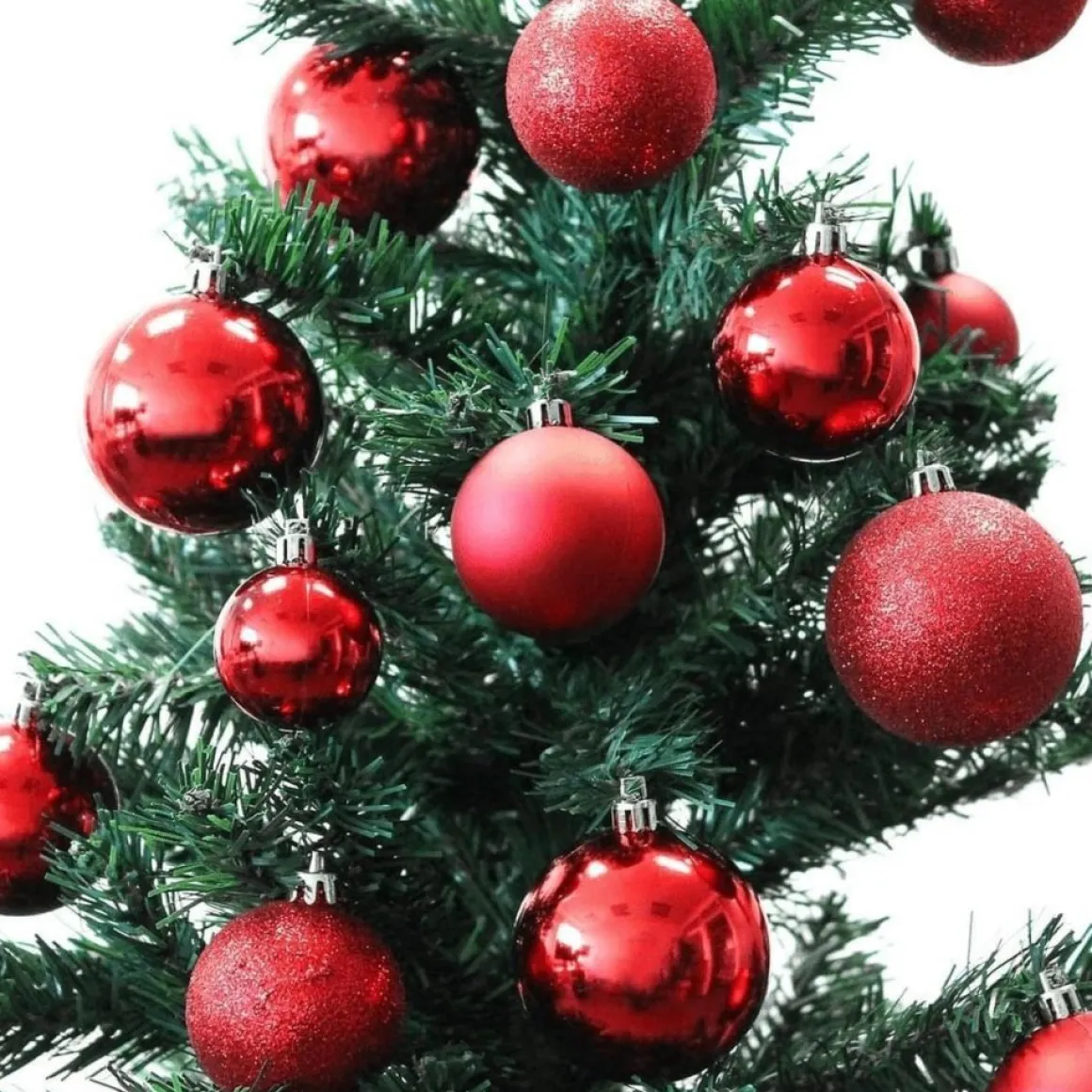 Christmas gifts Kerstballen Set In Opbergbox - 70 Kerstballen - Plastic/Kunststof - O4/5/6 Cm - Mat/ Glanzend/ Glitter Best