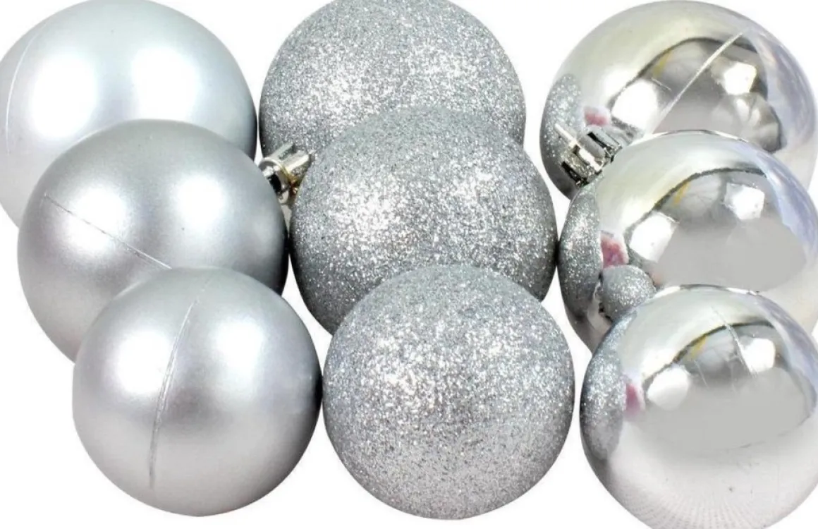 Christmas gifts 70 Kerstballen In Opbergbox - Kunststof Kerstballen - O4/5/6 Cm - Mat/ Glanzend/ Glitter Fashion