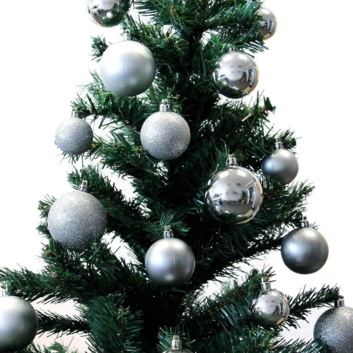 Christmas gifts 70 Kerstballen In Opbergbox - Kunststof Kerstballen - O4/5/6 Cm - Mat/ Glanzend/ Glitter Fashion