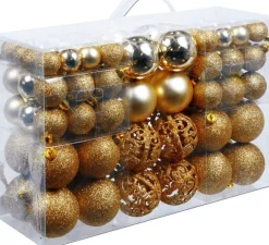 Christmas gifts Kerstballenset - 100 Stuks - 3/4/6Cm Clearance