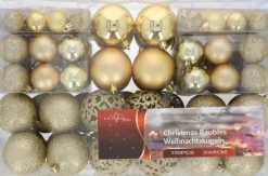 Christmas gifts Kerstballenset - 100 Stuks - 3/4/6Cm Clearance