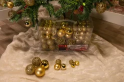 Christmas gifts Kerstballenset - 100 Stuks - 3/4/6Cm Clearance