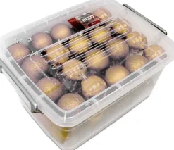 Christmas gifts Kerstballen Set In Opbergbox - 70 Kerstballen - Plastic/Kunststof - O4/5/6 Cm - Mat/ Glanzend/ Glitter Shop