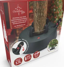 Christmas gifts Kerstboomstandaarden^ Kerstboomhouder - Voor Stammen Tussen 30-130 Mm - 3.1 L Watertank - Easy Lock Systeem