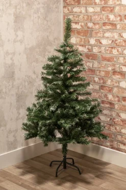 Christmas gifts Kunstkerstbomen^ Zilverspar Kunstkerstboom - 120 Cm - 280 Toppen Met Sneeuw