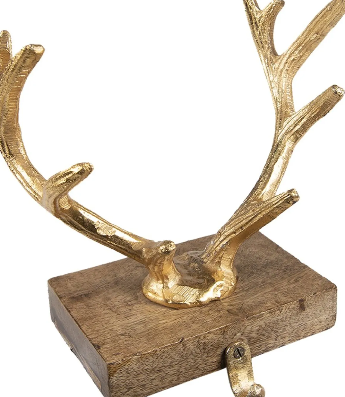 Clayre u0026 Eef Clayre & Eef Haak Kerstsok 17 Cm Goudkleurig Aluminium Gewei Outlet