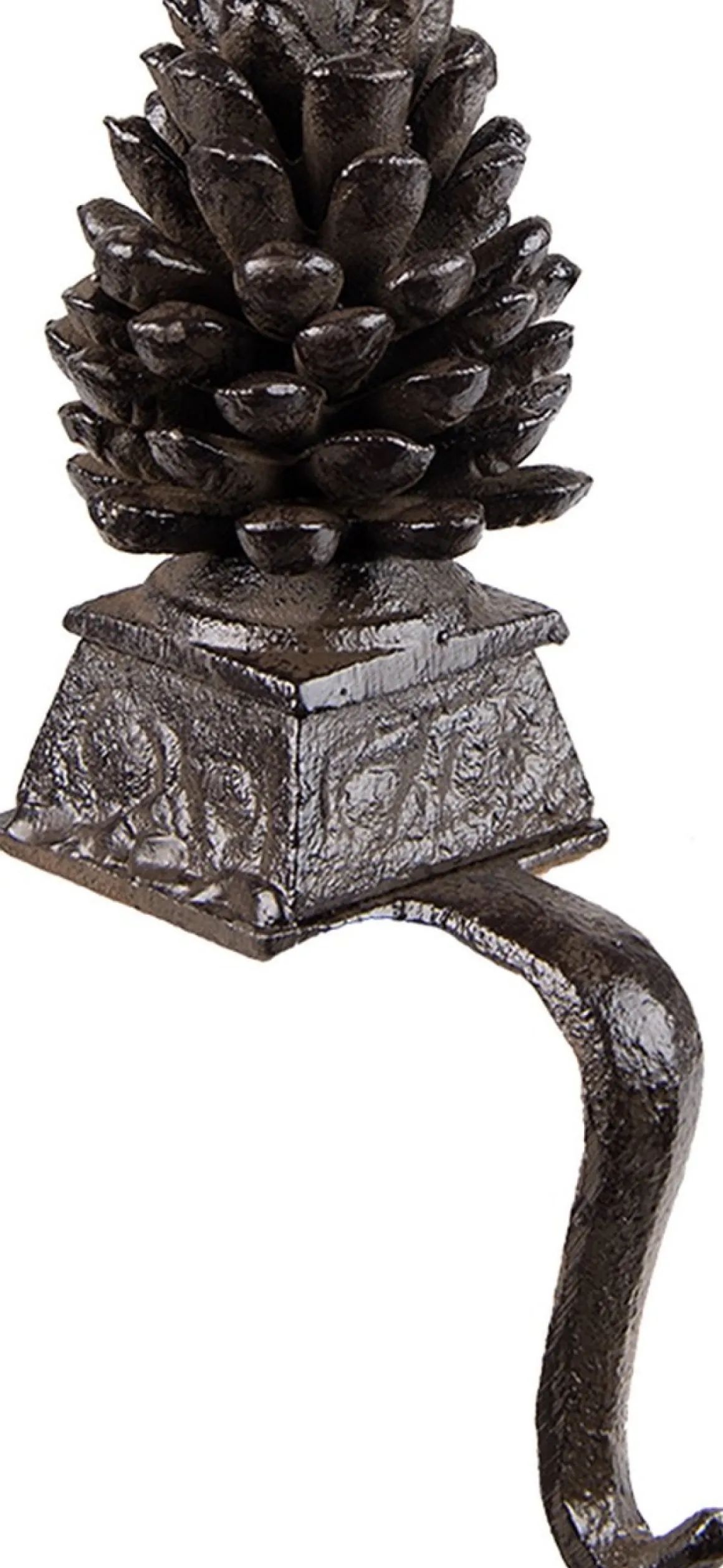 Clayre u0026 Eef Clayre & Eef Haak Kerstsok Dennenappel 6X11X20 Cm Bruin Ijzer Discount