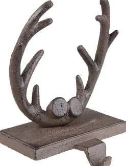 Clayre u0026 Eef Clayre & Eef Haak Kerstsok Gewei 13X12X18 Cm Bruin Ijzer Sale