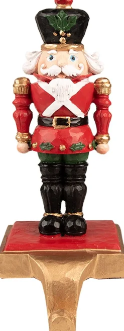 Clayre u0026 Eef Clayre & Eef Haak Kerstsok Notenkraker 24 Cm Rood Zwart Kunststof Best Sale