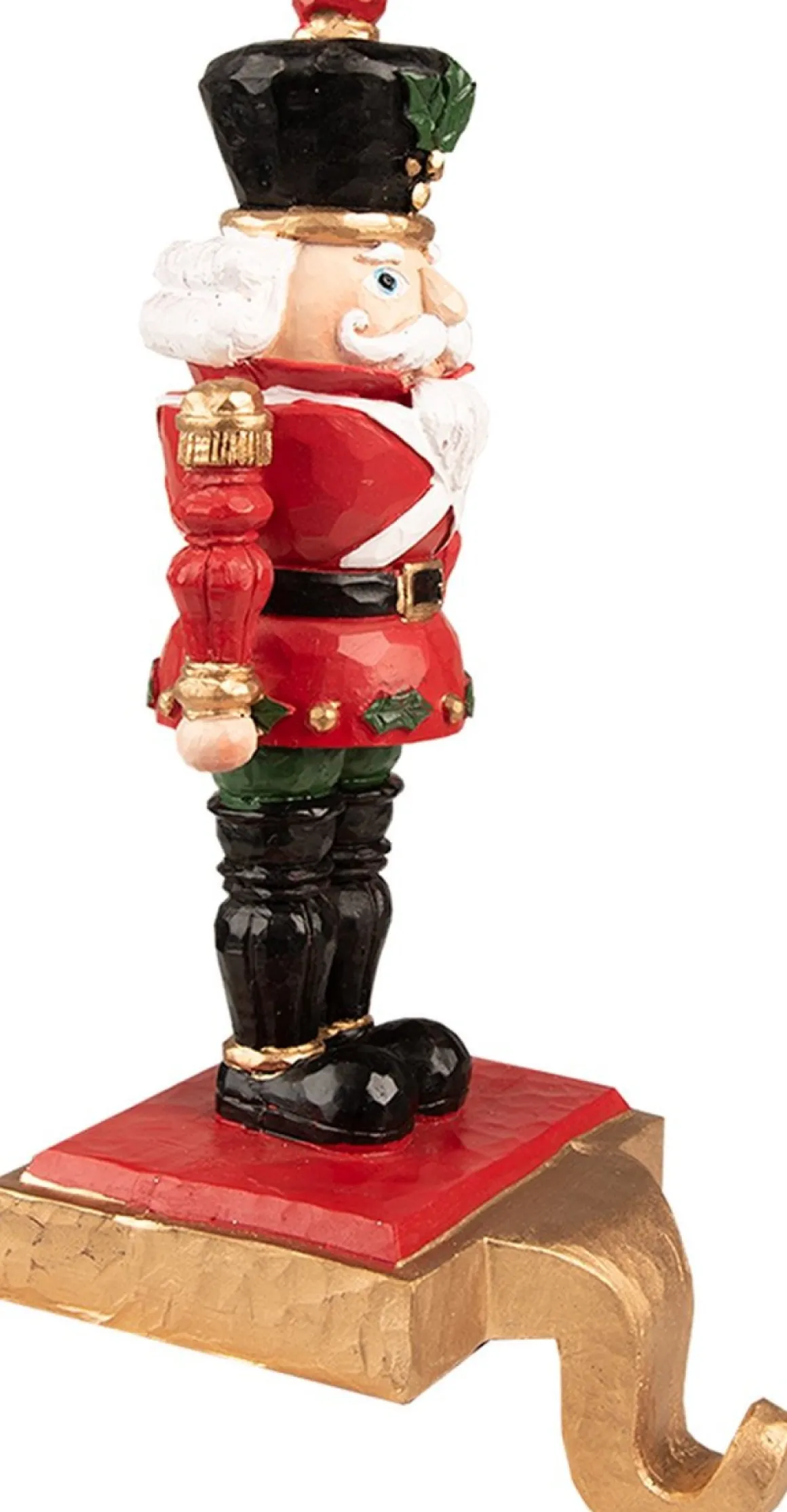 Clayre u0026 Eef Clayre & Eef Haak Kerstsok Notenkraker 24 Cm Rood Zwart Kunststof Best Sale