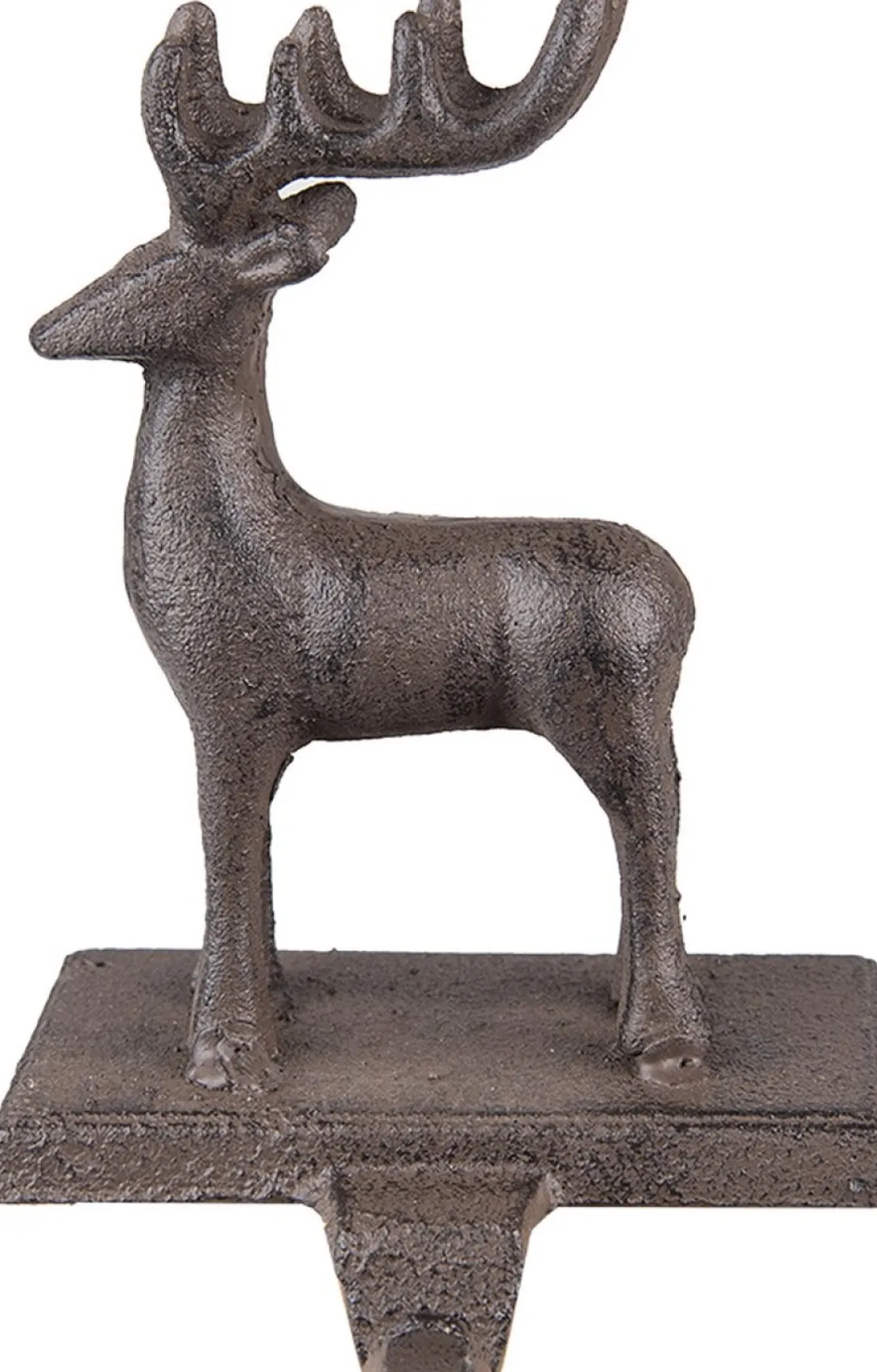 Clayre u0026 Eef Clayre & Eef Haak Kerstsok Rendier 13X11X21 Cm Bruin Ijzer Cheap