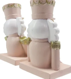 Clayre u0026 Eef Clayre & Eef Haak Kerstsok Set Van 2 Notenkraker 12 Cm Roze Wit Kunststof Kerstdecoratie Cheap