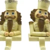 Clayre u0026 Eef Clayre & Eef Haak Kerstsok Set Van 2 Notenkraker 12 Cm Beige Bruin Kunststof Kerstdecoratie Sale