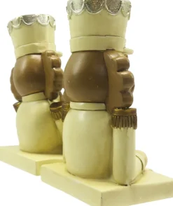 Clayre u0026 Eef Clayre & Eef Haak Kerstsok Set Van 2 Notenkraker 12 Cm Beige Bruin Kunststof Kerstdecoratie Sale