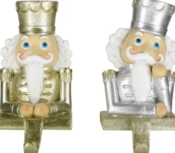 Clayre u0026 Eef Clayre & Eef Haak Kerstsok Set Van 2 Notenkraker 12 Cm Goudkleurig Kunststof Kerstdecoratie Shop
