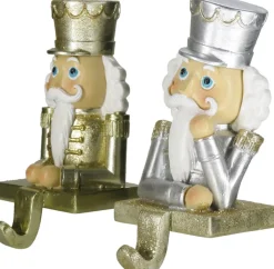 Clayre u0026 Eef Clayre & Eef Haak Kerstsok Set Van 2 Notenkraker 12 Cm Goudkleurig Kunststof Kerstdecoratie Shop