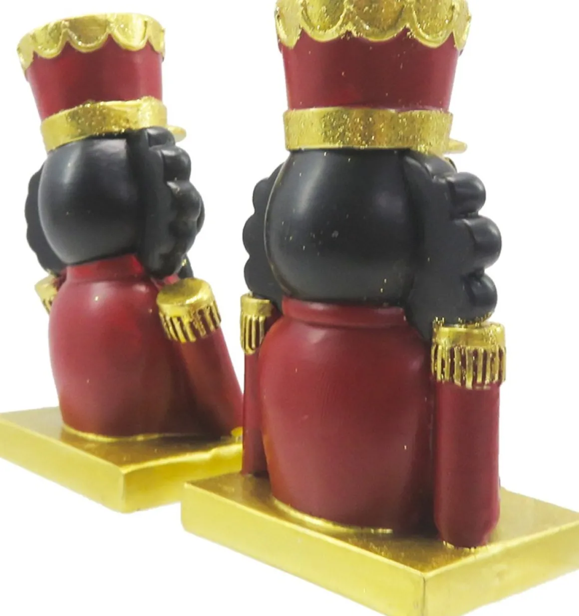 Clayre u0026 Eef Clayre & Eef Haak Kerstsok Set Van 2 Notenkraker 12 Cm Rood Goudkleurig Kunststof Kerstdecoratie Fashion