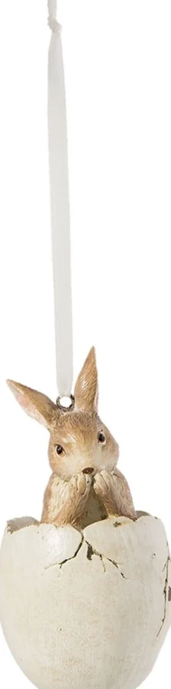 Clayre u0026 Eef Clayre & Eef Hanger Ei O 5X10 Cm Bruin Kunststof Paasdecoratie Shop