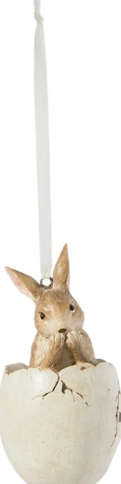 Clayre u0026 Eef Clayre & Eef Hanger Ei O 5X10 Cm Bruin Kunststof Paasdecoratie Shop