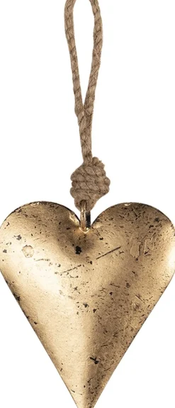 Clayre u0026 Eef Clayre & Eef Hanger Hart 8X2X10 Cm Goudkleurig Metaal Hartvormig Woondecoratie Best