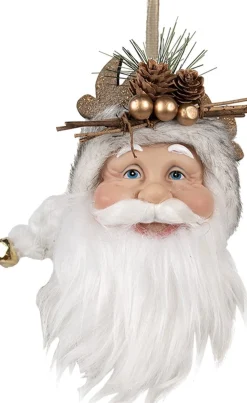 Clayre u0026 Eef Clayre & Eef Hanger Kerstman 10X9X28 Cm Kunststof Cheap