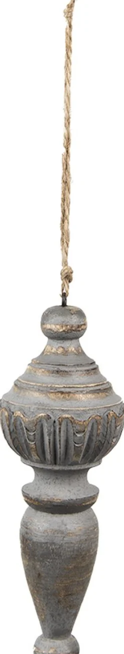 Clayre u0026 Eef Clayre & Eef Hanger O 7X19 Cm Grijs Bruin Hout Woondecoratie Online