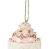 Clayre u0026 Eef Clayre & Eef Hanger Taart O 7X11 Cm Roze Wit Kunststof Woondecoratie Online