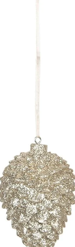 Clayre u0026 Eef Clayre & Eef Kersthanger 7 Cm Goudkleurig Kunststof Kerstbal Best