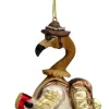Clayre u0026 Eef Clayre & Eef Kersthanger Flamingo 10X5X13 Cm Rood Bruin Glas Kerstbal Hot