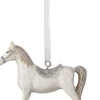 Clayre u0026 Eef Clayre & Eef Kersthanger Hobbelpaard 8 Cm Wit Kunststof Kerstbal Hot