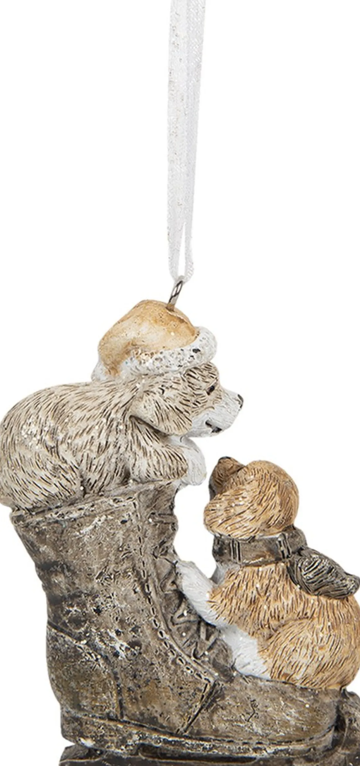 Clayre u0026 Eef Clayre & Eef Kersthanger Hond 6X2X8 Cm Bruin Polyresin Kerstbal Discount