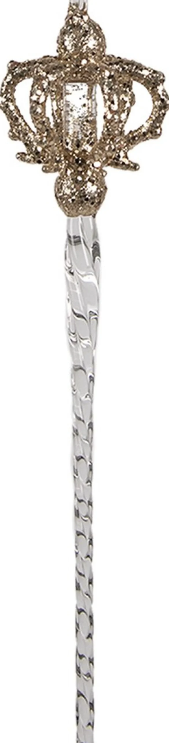 Clayre u0026 Eef Clayre & Eef Kersthanger Ijspegel 20 Cm Goudkleurig Glas Kerstboomversiering Sale