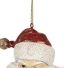 Clayre u0026 Eef Clayre & Eef Kersthanger Kerstman 8X5X12 Cm Wit Polyresin Kerstboomversiering Fashion