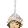 Clayre u0026 Eef Clayre & Eef Kersthanger Meisje 11 Cm Roze Polyresin Kerstboomversiering Shop
