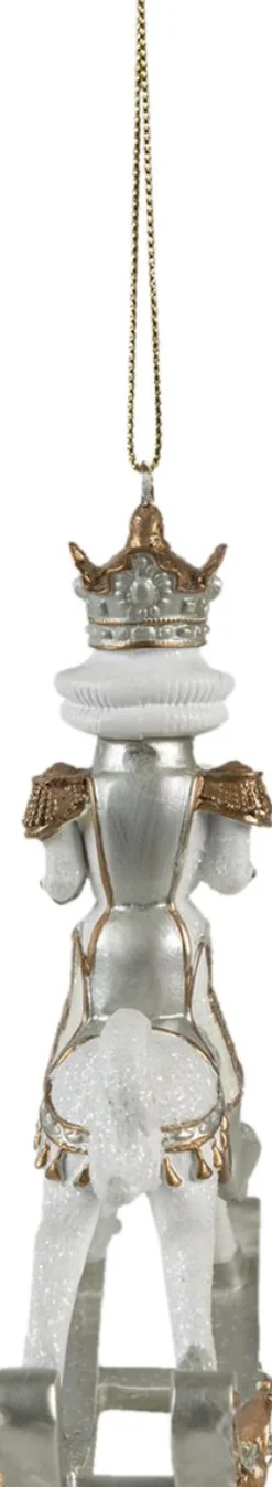 Clayre u0026 Eef Clayre & Eef Kersthanger Notenkraker 15 Cm Wit Kunststof Kerstbal Best Sale