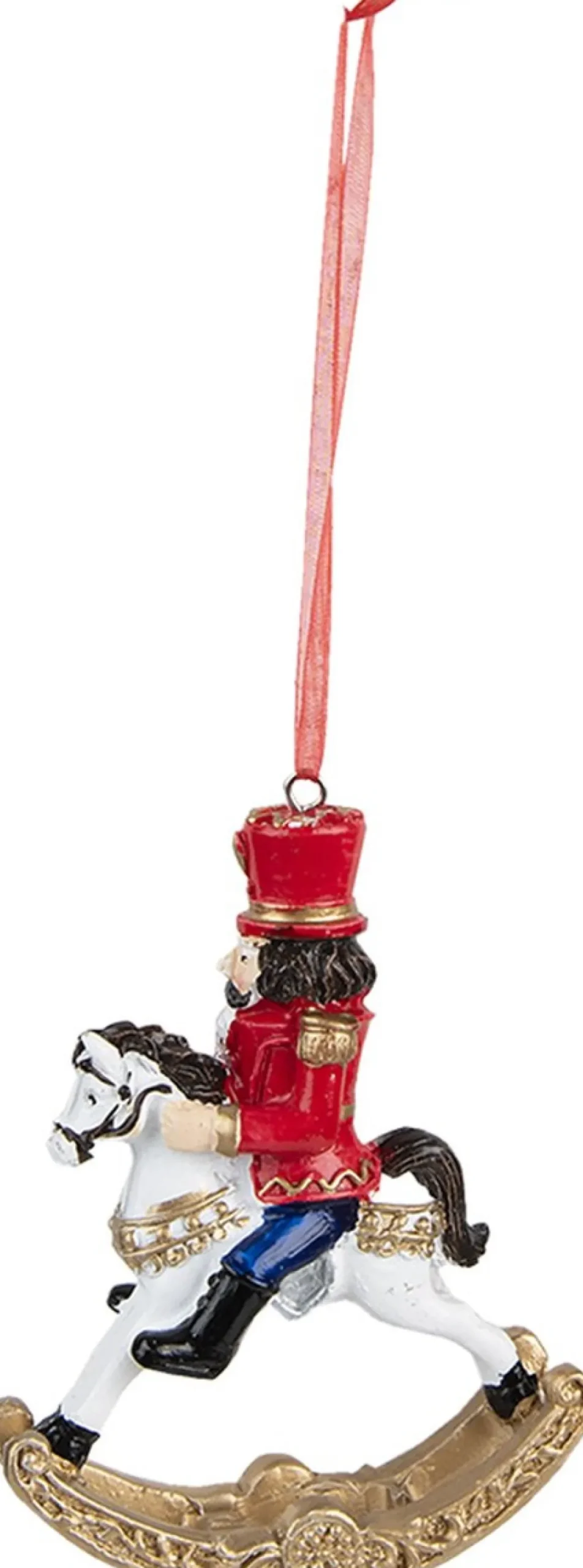 Clayre u0026 Eef Clayre & Eef Kersthanger Notenkraker 10 Cm Rood Kunststof Kerstbal Discount