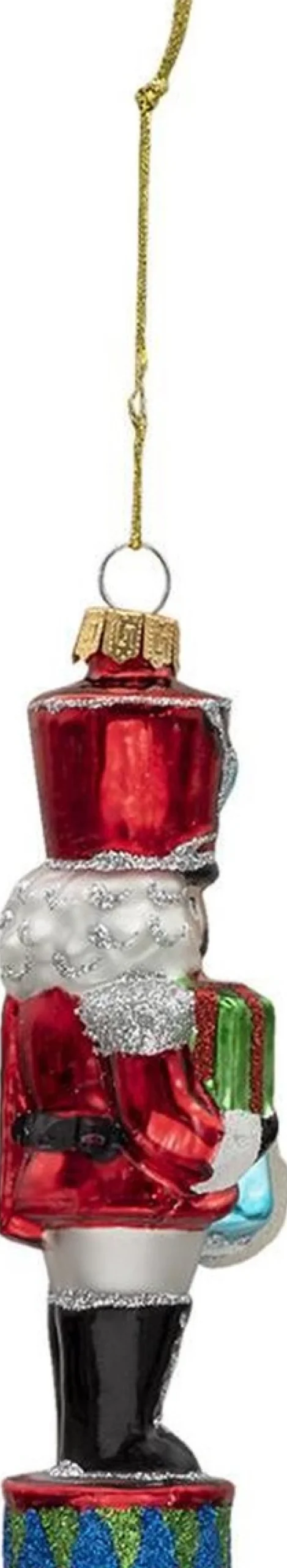 Clayre u0026 Eef Clayre & Eef Kersthanger Notenkraker 15 Cm Rood Groen Glas Kerstbal New