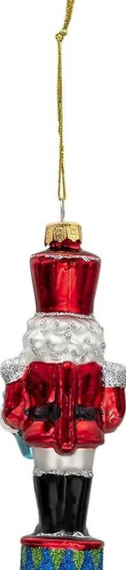 Clayre u0026 Eef Clayre & Eef Kersthanger Notenkraker 15 Cm Rood Groen Glas Kerstbal New