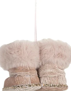 Clayre u0026 Eef Clayre & Eef Kersthanger Schoenen Roze Polyester Kerstbal Best