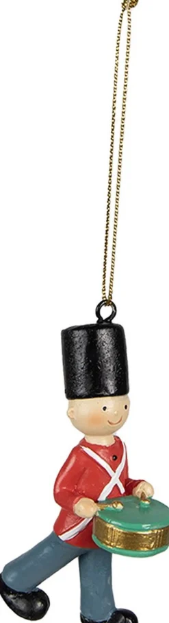 Clayre u0026 Eef Clayre & Eef Kersthanger Soldaat 8 Cm Rood Polyresin Kerstboomversiering Fashion