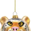 Clayre u0026 Eef Clayre & Eef Kersthanger Tijger 10X9X10 Cm Goudkleurig Glas Kerstbal Sale