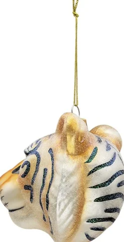 Clayre u0026 Eef Clayre & Eef Kersthanger Tijger 10X9X10 Cm Goudkleurig Glas Kerstbal Sale