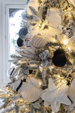 Clayre u0026 Eef Clayre & Eef Kersthanger Tijger 10X9X10 Cm Zilverkleurig Glas Kerstbal Best