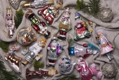 Clayre u0026 Eef Clayre & Eef Kersthanger Tijger 10X9X10 Cm Zilverkleurig Glas Kerstbal Best