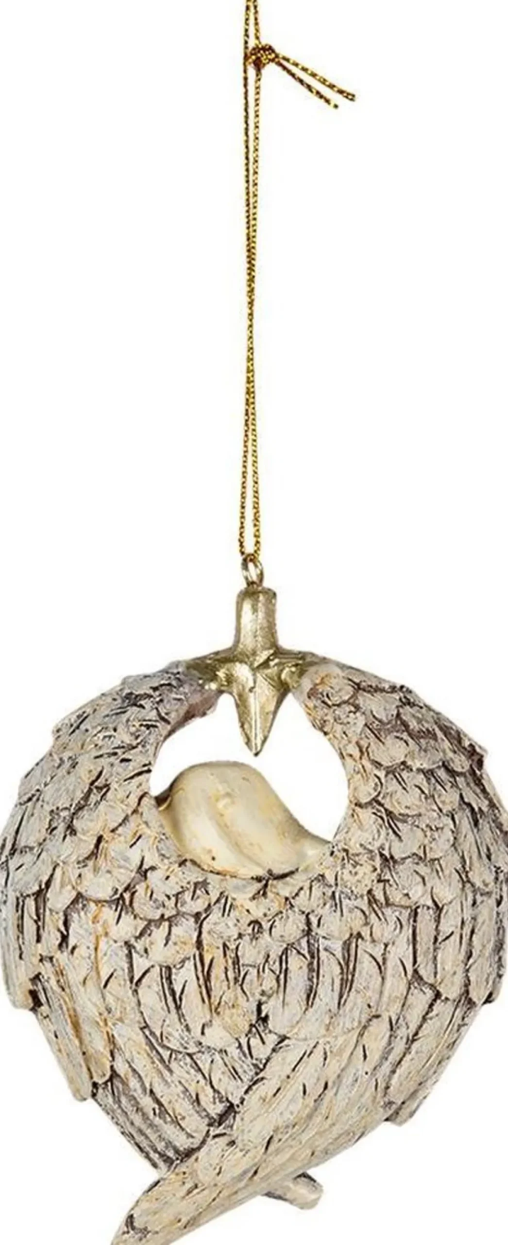 Clayre u0026 Eef Clayre & Eef Kersthanger 8X3X11 Cm Grijs Groen Kunststof Kerstbal Store